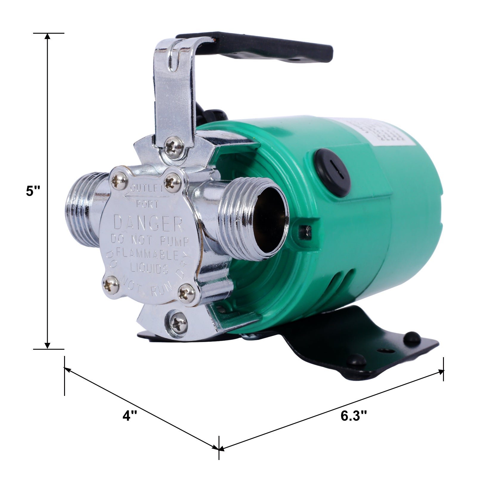 330 GPH Utility Pump with 6-Foot Hose Kit for Garden, Pool, Hot Tub, Rain Barrel - Image 5