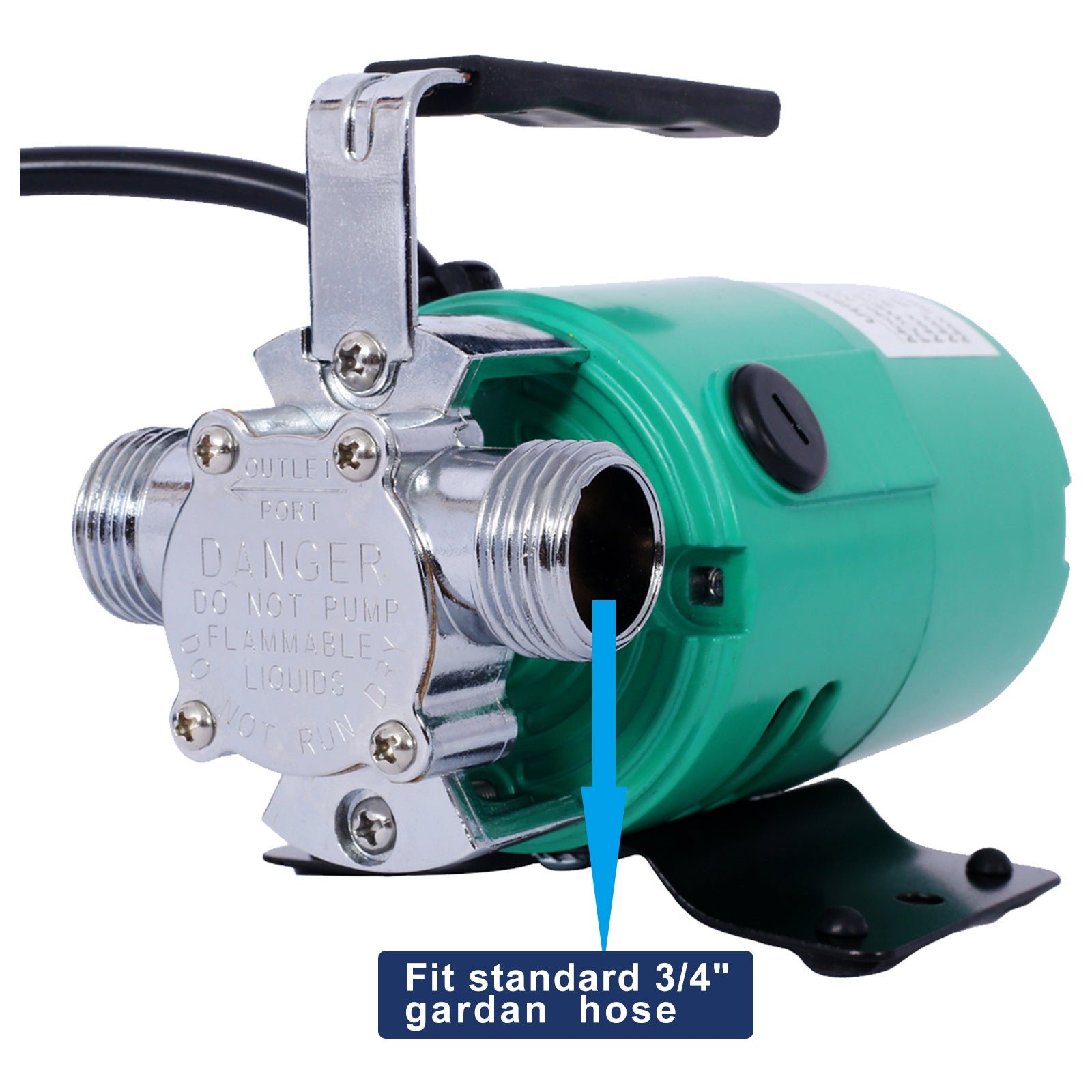 330 GPH Utility Pump with 6-Foot Hose Kit for Garden, Pool, Hot Tub, Rain Barrel - Image 6