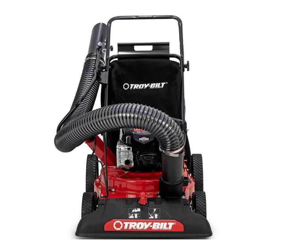 Troy-Bilt 24 in. Leaf Vacuum Head 1.5 in. Chipping Capacity Gas Powered Chipper Shredder Vacuum with High Rear Wheels - Image 2