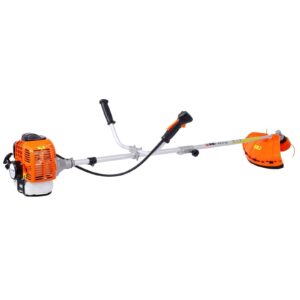 3-in-1 Blower, String Trimmer & 10″ Brush Cutter with Rubber Handle and Shoulder Strap