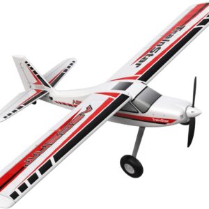 VOLANTEXRC Remote Control Airplane TrainStar Ascent Electric RC Trainer Aircraft, 1400 mm Wingspan & Plastic Unibody Fuselage, PNP Versions