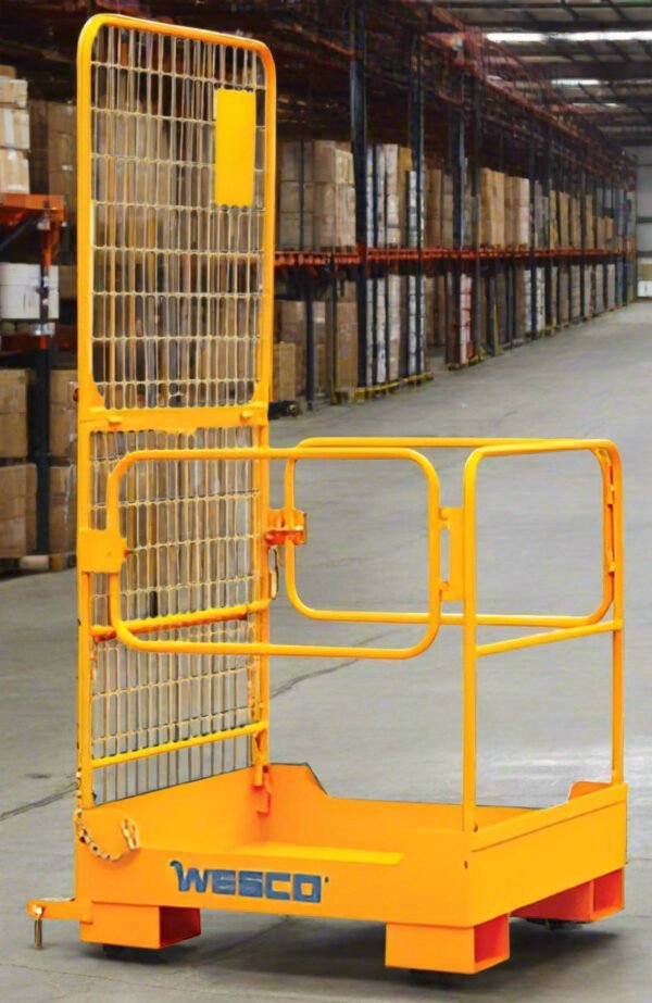 Wesco Foldable Forklift Maintenance Platform – 600 lb, 37″×37″ Steel Deck (Part 272571)
