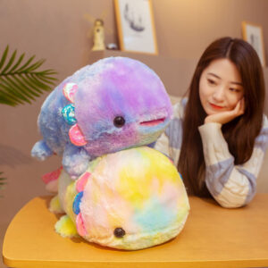 Rainbow Salamander Plush Toy