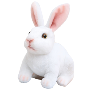 Realistic Bunny Plush Toy